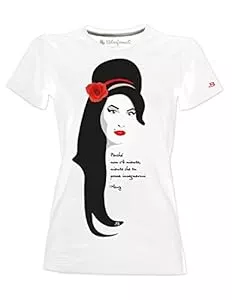 Blasfemus T-Shirts Blasfemus T-Shirt Amy Winehouse kurzärmliges T-Shirt