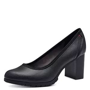 s.Oliver High Heels s.Oliver Damen Pumps mit Blockabsatz mit Strukturmuster