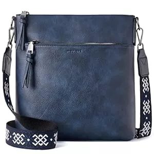 Roulens Taschen & Rucksäcke Roulens Mittel Damen Umhängetaschen, Leicht Damen Schultertasche aus Veganes Leder, Crossbody Bags für Frauen mit Verstellbar Abnehmbar Breiter Gurt