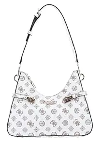 GUESS Taschen & Rucksäcke GUESS Loralee Hobo White Logo