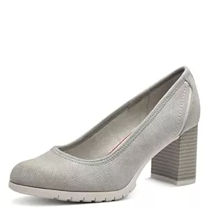 s.Oliver High Heels s.Oliver Damen Pumps mit Blockabsatz mit Strukturmuster