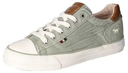 MUSTANG Sneaker & Sportschuhe Mustang Damen 1272-307 Sneaker, pastellgruen, 37 EU
