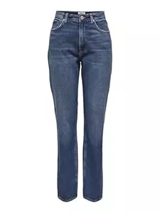 ONLY Jeans ONLY Female Straight-Fit Jeans ONLJACI Mittlere Taille Gerade geschnitten Jeans