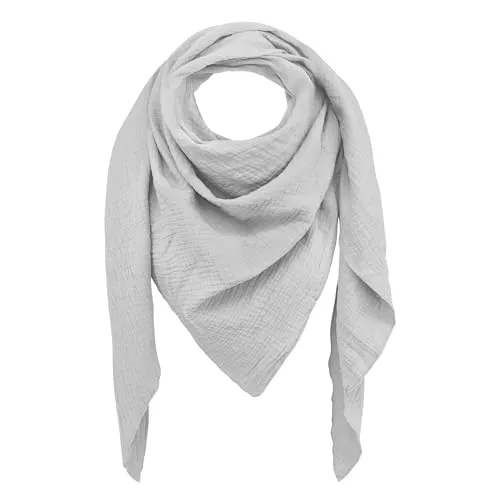 beifon Schals & Tücher beifon Halstuch Damen Herren Musselintuch Baumwolltuch, Musselin Tuch Dreieckstuch Damen, Halstücher für Damen Damenhalstuch Herrenhalstuch Schal Männer Frauen Scarf Women