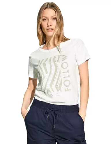 Cecil T-Shirts Cecil Damen T-Shirt mit Frontprint