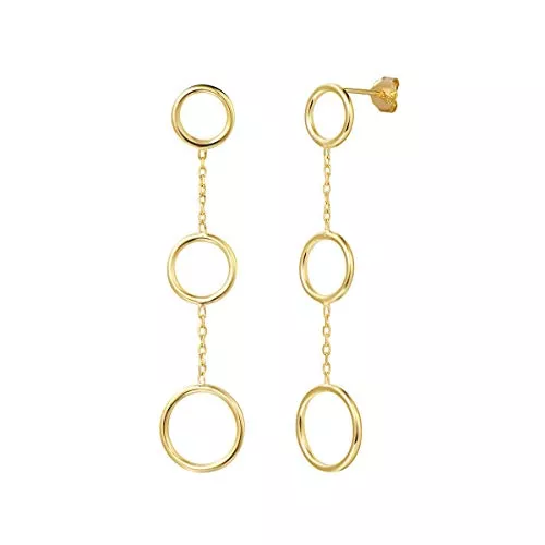 AGVANA Schmuck AGVANA Lange Ohrringe für Damen Silber 925 lang Ohrhänger hängende Ohrringe Ohrstecker für Mädchen, mit Schönem Schmuckbox