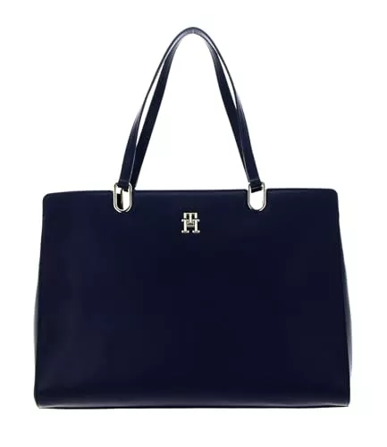 Tommy Hilfiger Taschen & Rucksäcke Tommy Hilfiger Damen Th Timeless Satchel Aw0aw14491 Schultertaschen