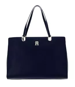 Tommy Hilfiger Taschen & Rucksäcke Tommy Hilfiger Damen Th Timeless Satchel Aw0aw14491 Schultertaschen