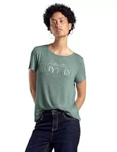 Street One T-Shirts Street One Damen T-Shirt mit Schriftzug