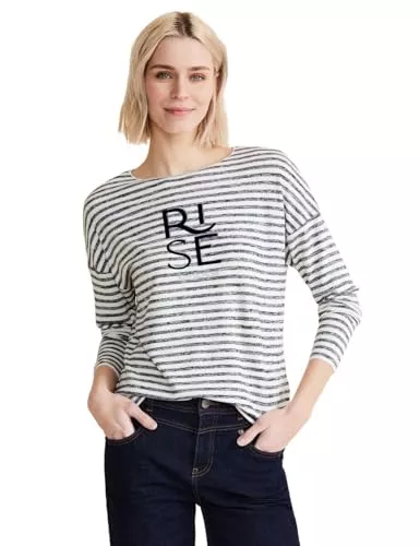 Street One Langarmshirts STREET ONE Damen Gestreiftes Langarmshirt
