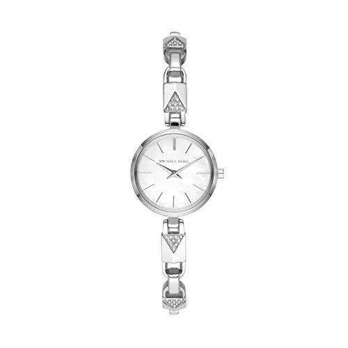 Michael Kors Uhren Michael Kors Damen Analog Quarz Uhr mit Edelstahl Armband MK4438