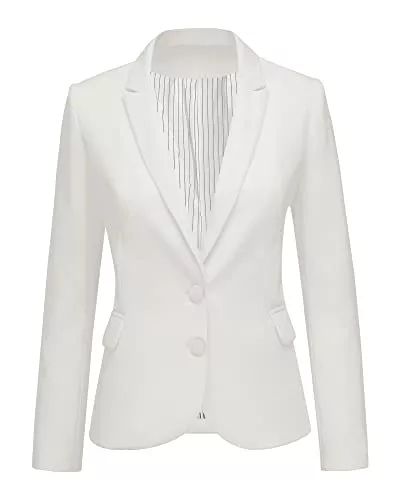 Lookbook Store Blazer LookbookStore Damen-Blazer mit gekerbten Revers-Taschen und Knöpfen