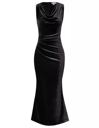 GRACE KARIN Abendkleider GRACE KARIN Damen Lang Abendkleider Elegant Ärmellos Wickelkleid Für Hochzeit Party Ballkleid