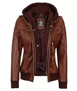 fjackets Jacken Fjackets Real Lambksin Leather Jacket Women - Slim Fit Leather Motorcycle Jacket Women