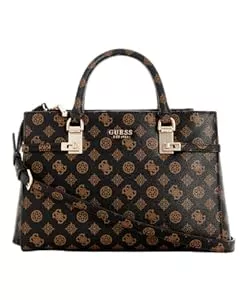 GUESS Taschen & Rucksäcke GUESS Loralee Status Satchel Mocha Logo