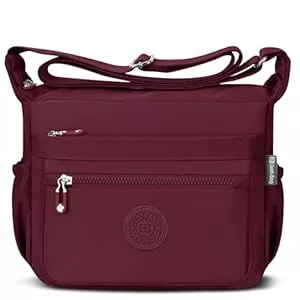 JUYANO Taschen & Rucksäcke JUYANO Umhängetasche Damen Mittelgroß, Nylon Damen Umhängetasche mit mehreren Taschen Wasserdicht Leichte Crossbody Bag Damen Verstellbarer Breitem Freizeit für Einkaufen Reisen Schule