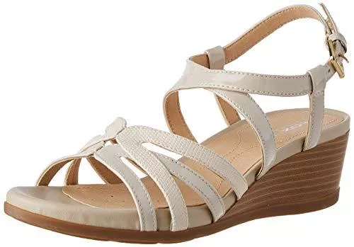 Geox Sandalen & Slides Geox Damen D Marykarmen B Wedge Sand