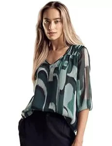 Street One Langarmblusen Street One Damen Chiffon-Tunika