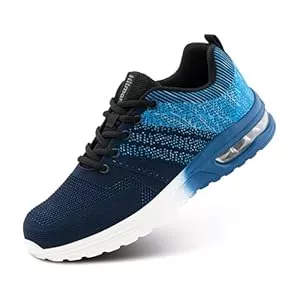 Hitmars Sneaker & Sportschuhe Hitmars Laufschuhe Herren Damen Turnschuhe Sportschuhe Leicht Atmungsaktiv Sneakers Outdoor Fitness Jogging Schwarz Grau Blau Rot EU 36-48