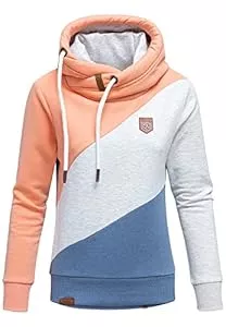 REPUBLIX Kapuzenpullover REPUBLIX Damen Kapuzenpullover Sweatjacke Pullover Hoodie Sweatshirt RD-008