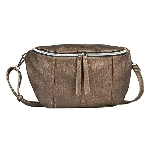 TOM TAILOR Taschen & Rucksäcke TOM TAILOR Damen Denim Joline Umhängetasche Crossbody Bag Mittelgroß Braun