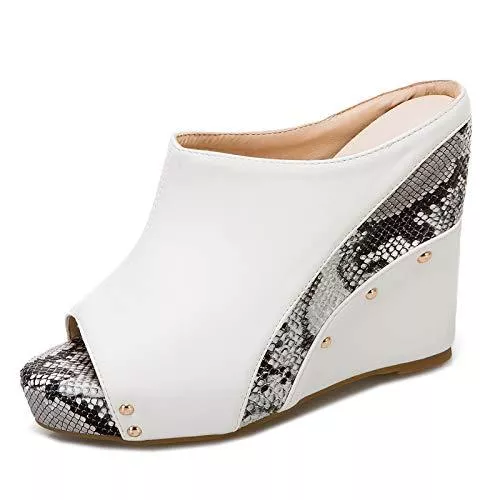 ErikenUrben Sandalen & Slides ErikenUrben Damen Sandalen Pantoletten Keilabsatz Sommer