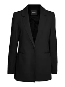 VERO MODA Blazer VERO MODA Damen Blazer VMSARA LS Loose Long Single Blazer Boo