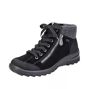 Rieker Stiefel L7132 HWK Damen Stiefel schwarz