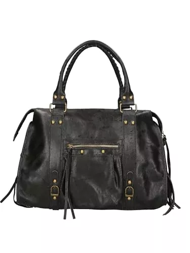 Gave Lux Taschen & Rucksäcke Gave Lux, Schultertasche für Damen Handgefertigtes Produkt. Außenmaterial: echtes Leder. Hergestellt in Italien. GLX220609023FBG-PARENT. 41 x 28 x 13 cm.