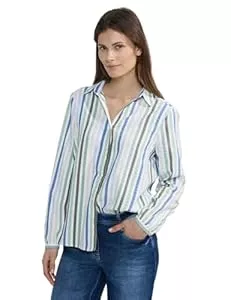 Cecil Hemdblusen Cecil Damen Seersucker Bluse