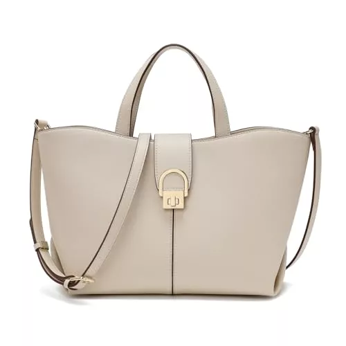 quipuda Taschen & Rucksäcke quipuda Handtasche Damen，Umhängetasche Damen, Leder Crossbody Bag Damen ，Großes Fassungsvermögen, Metallreißverschluss，Kommt mit abnehmbarem Schultergurt