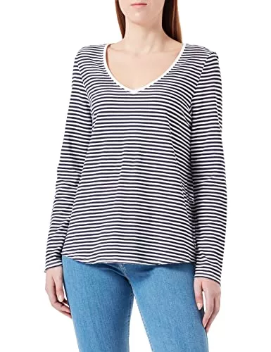 s.Oliver Langarmshirts s.Oliver Damen Longsleeve mit Streifen