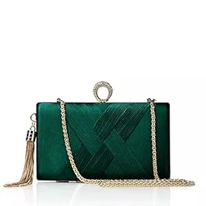 BABEYOND Taschen & Rucksäcke BABEYOND Damen Clutch abendtasche damen Elegant Chain Bag und Abnehmbarer Kette Wedding Prom Party Handbag, Crossbody Shoulder Bag, Small Shoulder Bag