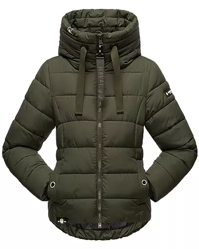 Navahoo Jacken Navahoo Damen Steppjacke Winterjacke Stehkragen gefüttert B930