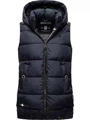 MARIKOO Westen MARIKOO Damen warme Winter Steppwese mit Kapuze Zarinaa XS-XXL