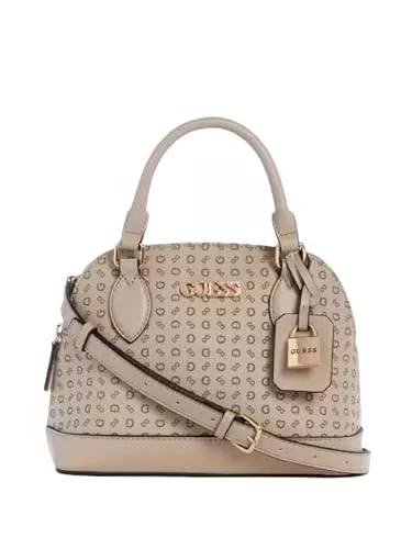 GUESS Taschen & Rucksäcke GUESS Factory Kenova Mini Dome Satchel, Taupe, Einheitsgröße