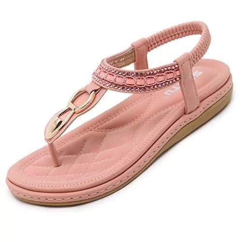 Geweo Sandalen & Slides Sandalen Damen Somme Bohemian mit weichem Fußbett Gr. 35-44