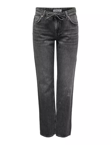 ONLY Jeans ONLY Damen Onlbree Low Grey Straight DNM Dot Jeans