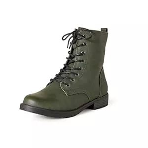 Amazon Essentials Stiefel Amazon Essentials Damen Kampfstiefel mit Schnürung