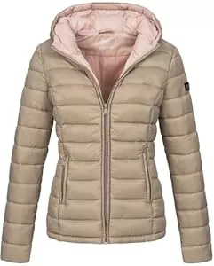 MARIKOO Jacken MARIKOO Damen Jacke Steppjacke Herbst Winter Übergangsjacke gesteppt B651