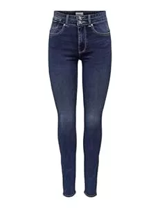 ONLY Jeans ONLY Damen Onlroyal Hw Push Wide Wb EXT DNM Skinny-fit-Jeans