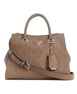 GUESS Taschen & Rucksäcke GUESS Damen Cresidia Society Satchel Schulranzen, Griffe Oben