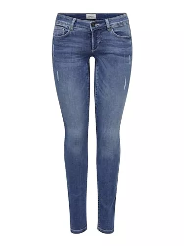 ONLY Jeans ONLY Female Skinny Jeans ONLCORAL Sehr niedrige Taille Skinny Fit Jeans