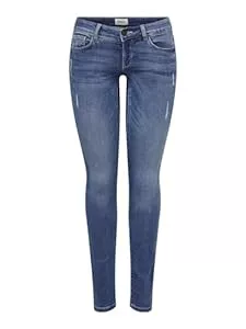 ONLY Jeans ONLY Female Skinny Jeans ONLCORAL Sehr niedrige Taille Skinny Fit Jeans