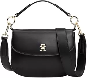 Tommy Hilfiger Taschen & Rucksäcke Tommy Hilfiger Damen Crossbody Bag Tasche Chic Crossover mit Henkel, Schwarz (Black), Einheitsgröße