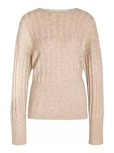 Noisy may Pullover & Strickmode Noisy may Damen Nmviola L/S O-Neck Knit FWD Noos Strickpullover