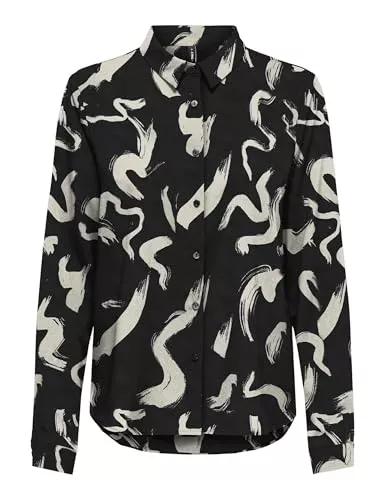 ONLY Hemdblusen ONLY Damen Onlnova Life Vis L/S Lynne Shirt AOP Bluse