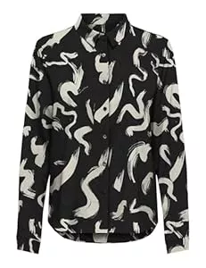 ONLY Hemdblusen ONLY Damen Onlnova Life Vis L/S Lynne Shirt AOP Bluse