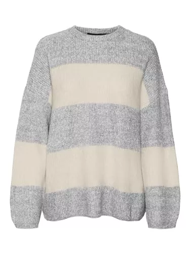 VERO MODA Pullover & Strickmode VERO MODA Damen Vmnatahlie Ls O-Neck Pullover Ga Noos Strickpullover