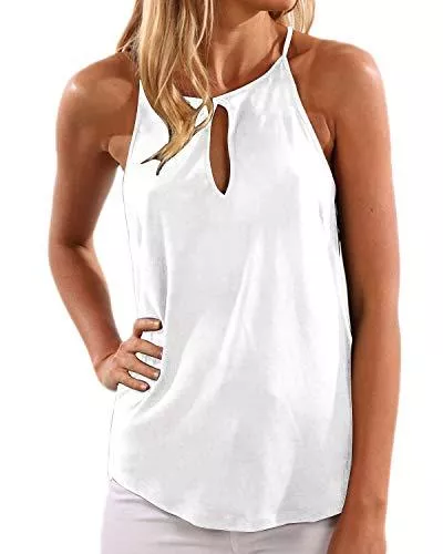 YOINS Tops YOINS Top Damen Sommer Sexy Ärmellos Shirt Crop Tops Damen Mode Rundhals Bluse Mode Camisole Tank